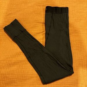 Skims Cotton Rib Legging in Soot Size Large